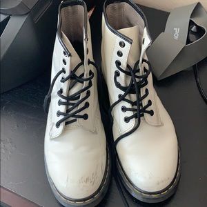 White 1460 Dr. Martens